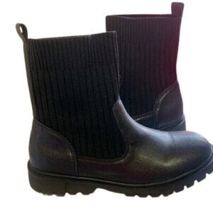 SHEIN Toddler Black Boots Combat sz 10‎
